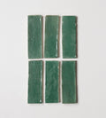 Tiles of Ezra Moroccan Zellige Thin Bejmat-FOREST-6x2 (Carton)