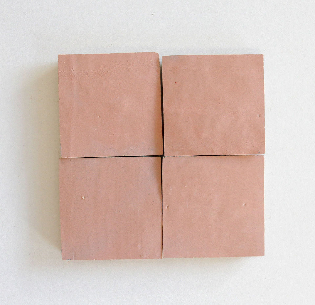 Tiles of Ezra Moroccan Zellige-MELOCOTON-4x4 (Carton)