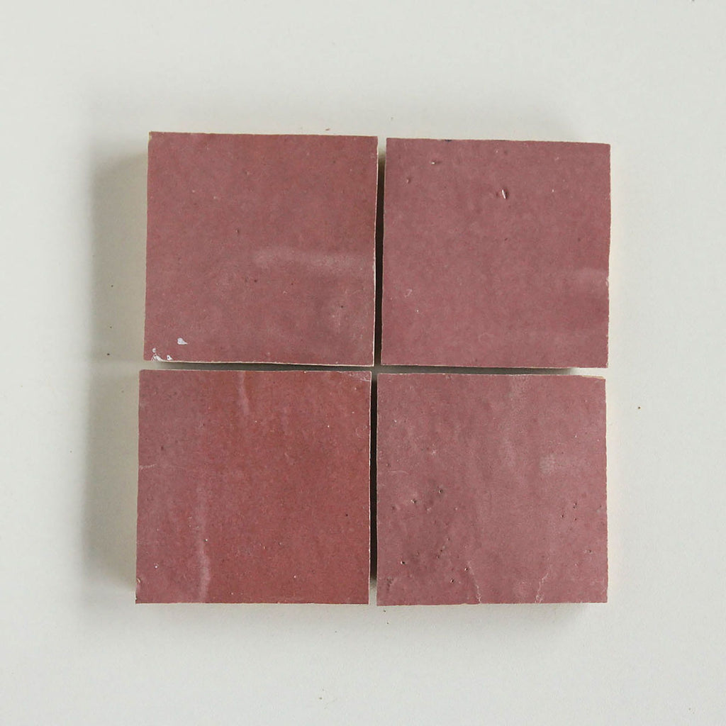 Tiles of Ezra Moroccan Zellige-LILAC-4x4 (Carton)