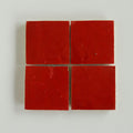 Tiles of Ezra Moroccan Zellige-JUNGLE RED-4x4 (Carton)