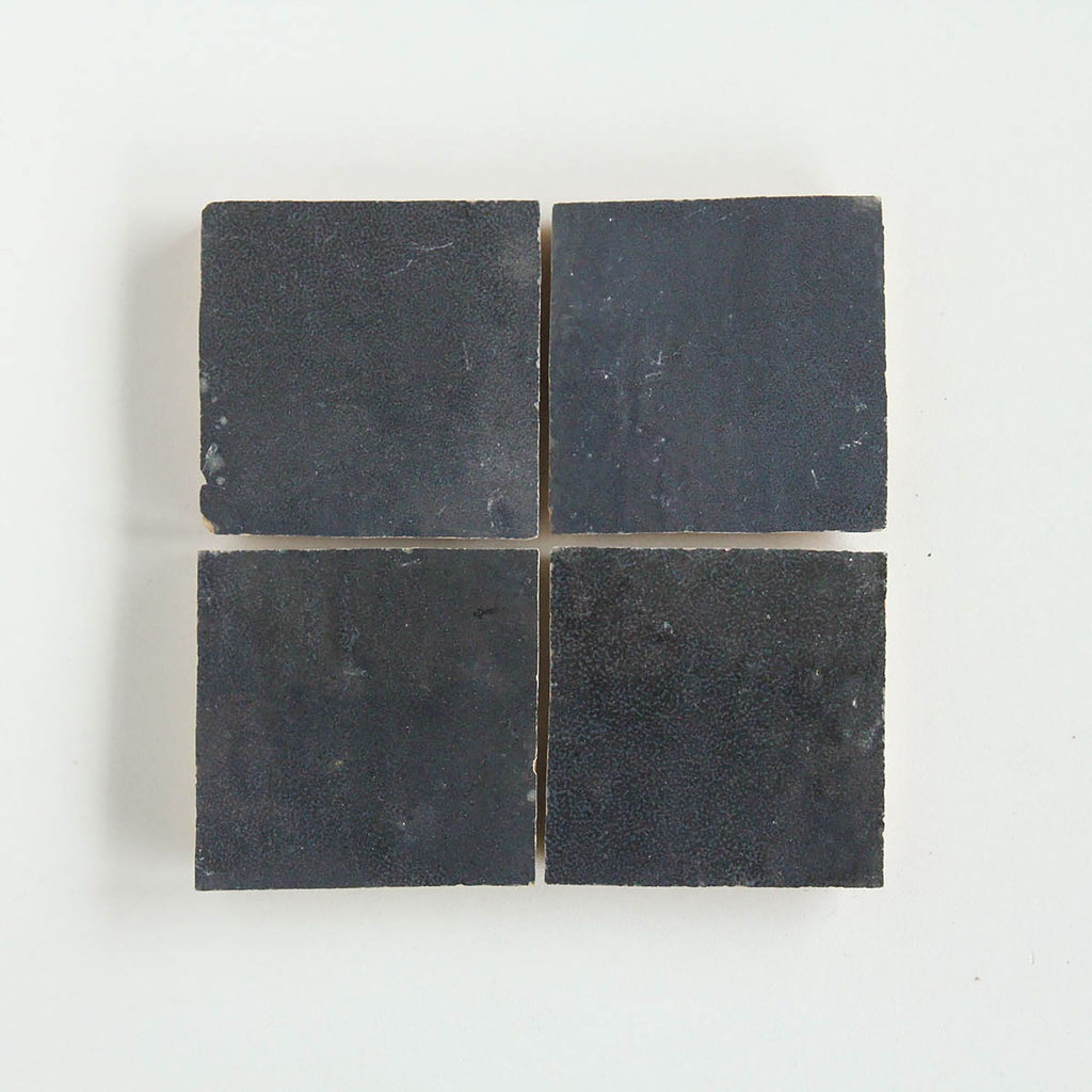 Tiles of Ezra Moroccan Zellige-DARK GREY-4x4 (Carton)
