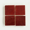 Tiles of Ezra Moroccan Zellige-BLOOD RED-4x4 (Carton)