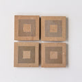 Tiles of Ezra Moroccan Zellige Mosaic-CUBO CLAY LATTE-4x4 (Carton)