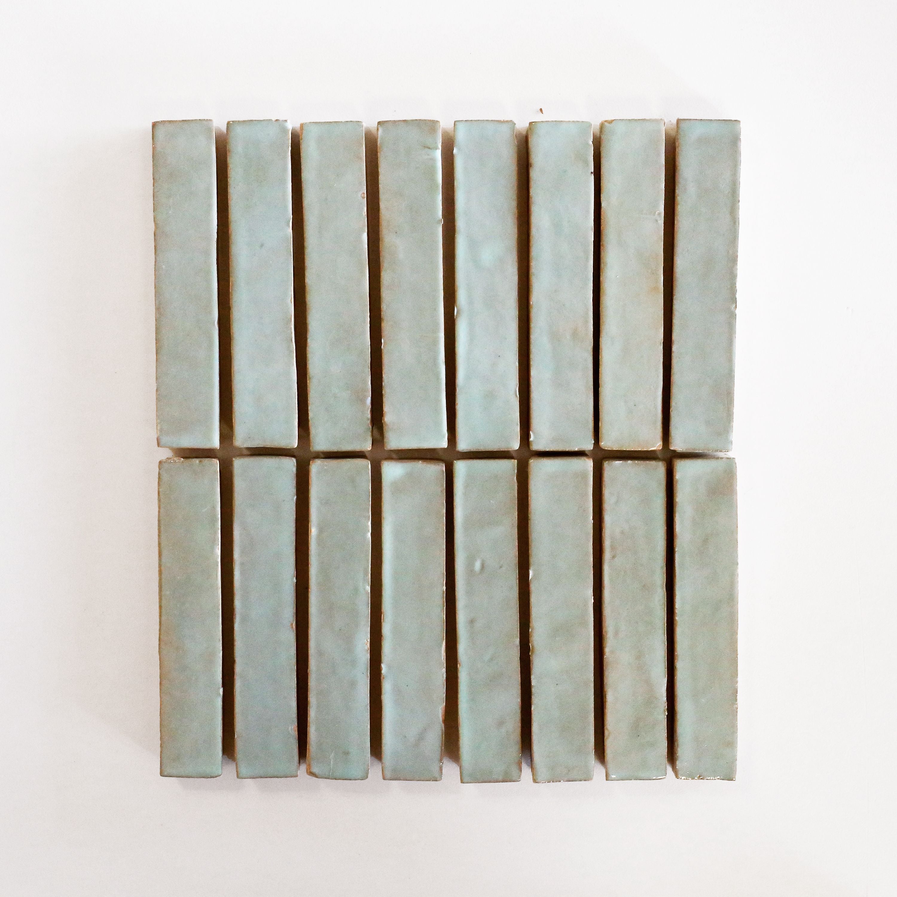 Tiles of Ezra Moroccan Zellige Skinny Bejmat-MOSS-6x1 (Carton)