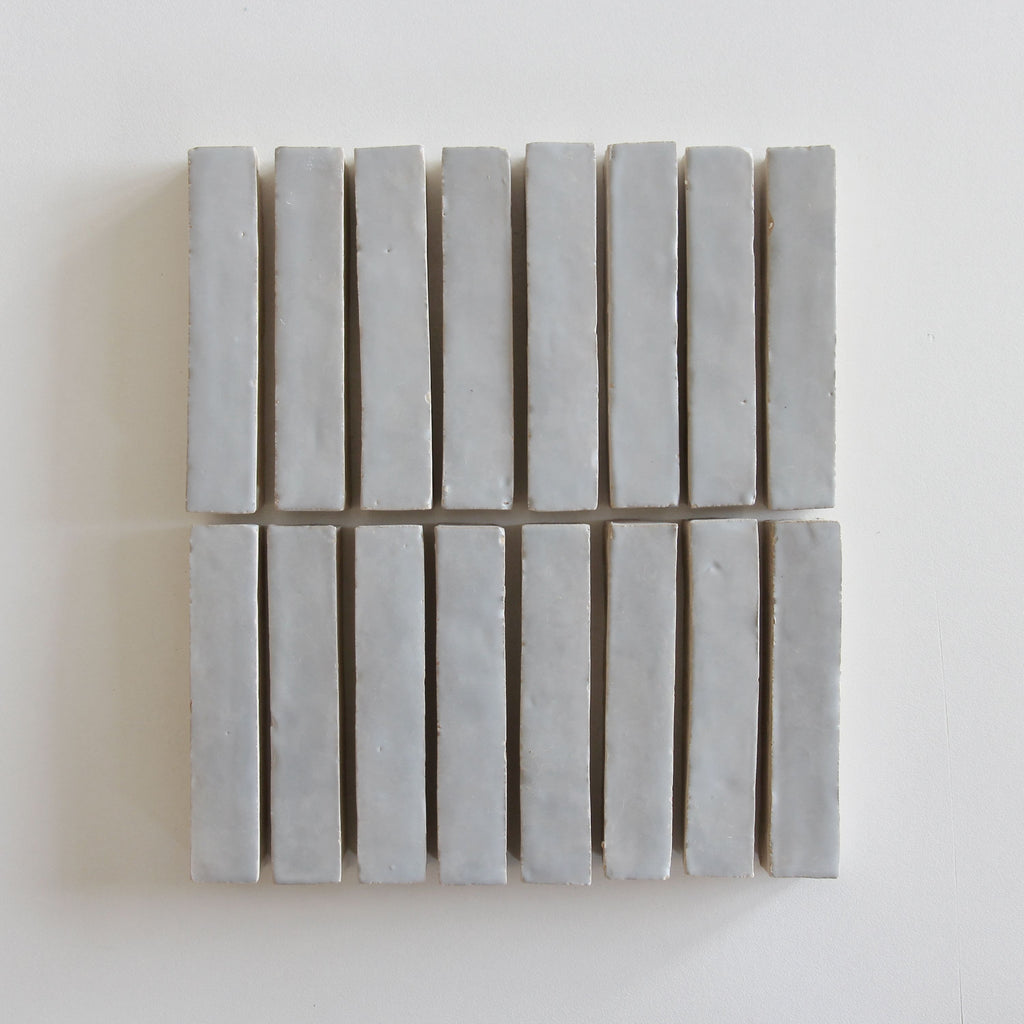 Tiles of Ezra Moroccan Zellige Skinny Bejmat-DUCK EGG BLUE-6x1 (Carton)