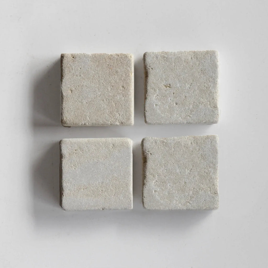 Tiles of Ezra Moroccan Limestone - Meknes - 2.75" x 2.75"