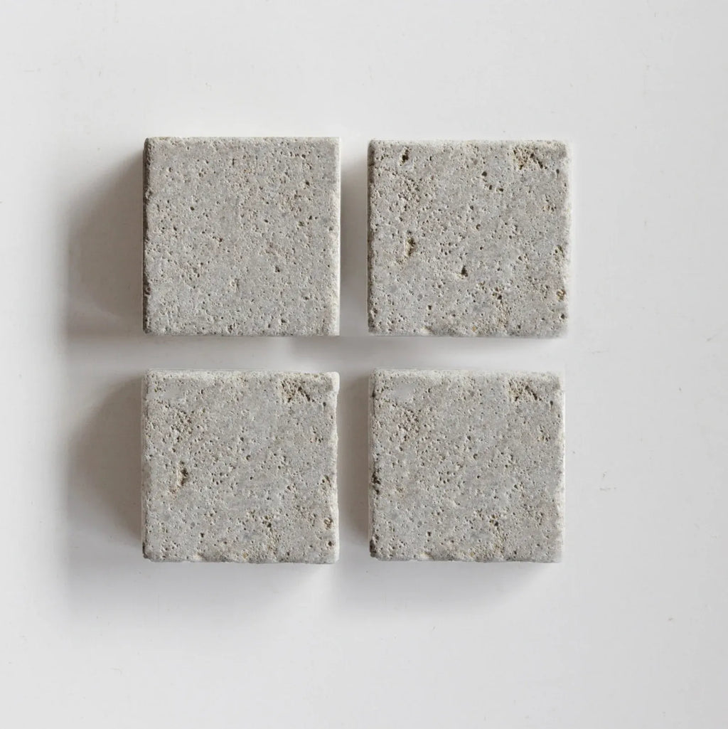 Tiles of Ezra Moroccan Limestone - Sahara - 2.75" x 2.75"