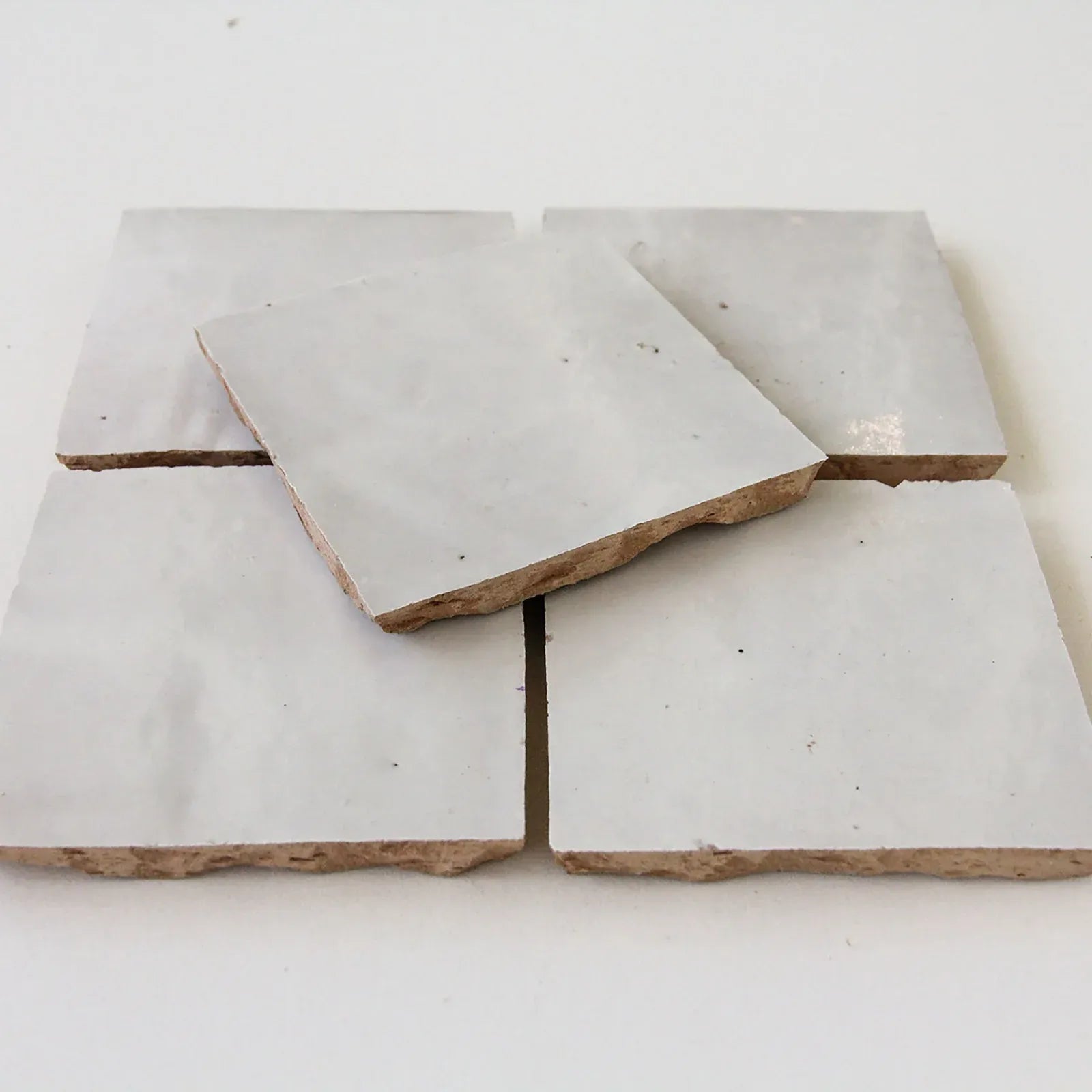 Tiles of Ezra Moroccan Zellige-IVORY-4x4 (Carton)