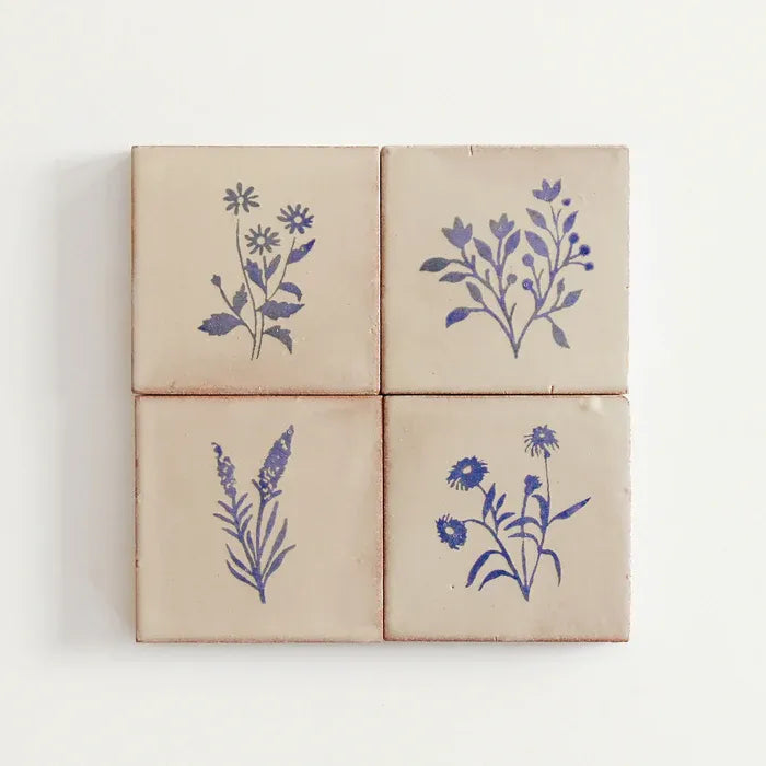 Tiles of Ezra - Amano - Pot Pouri Azul-4x4 (Carton)