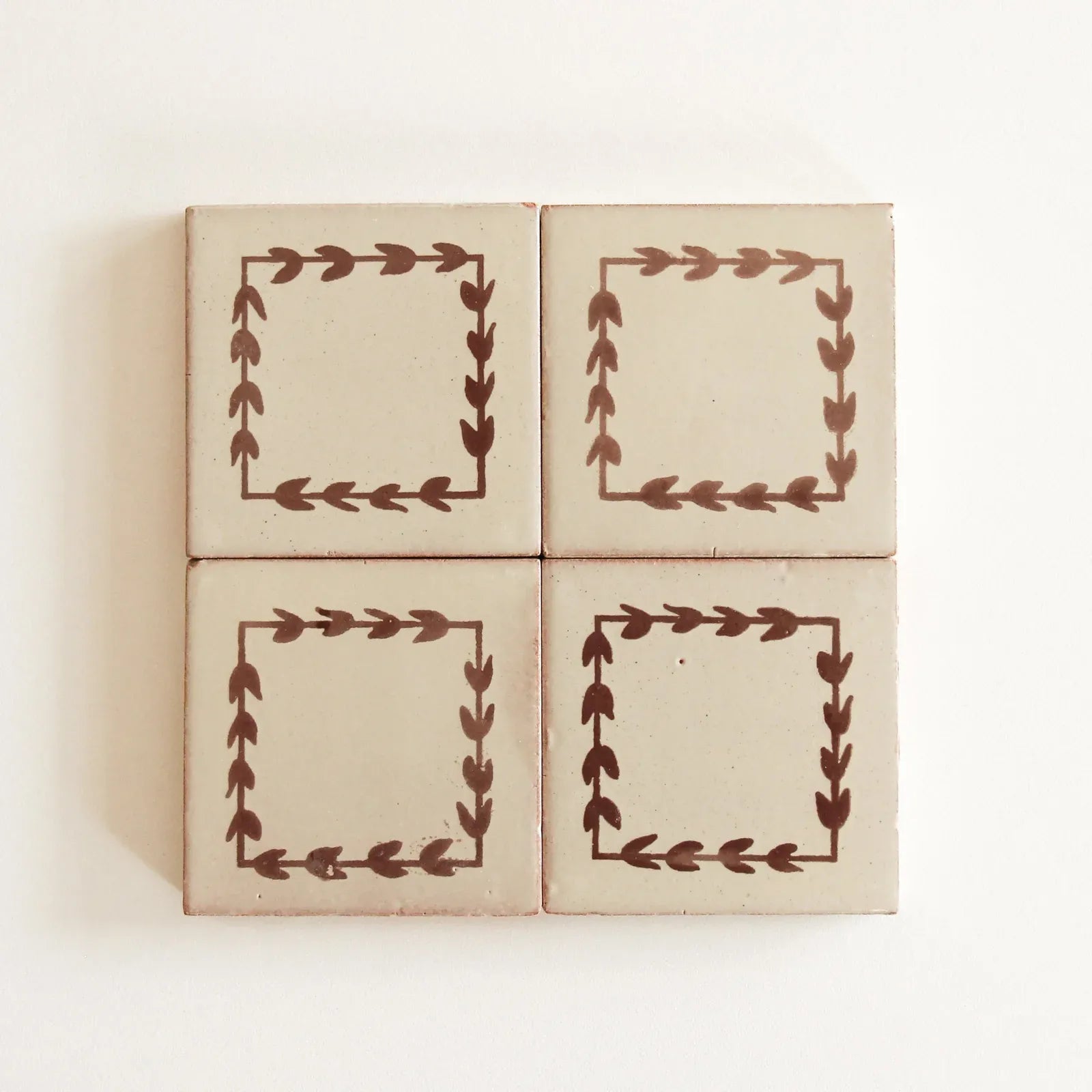 Tiles of Ezra - Amano - Tulip Chocolate-4x4 (Carton)