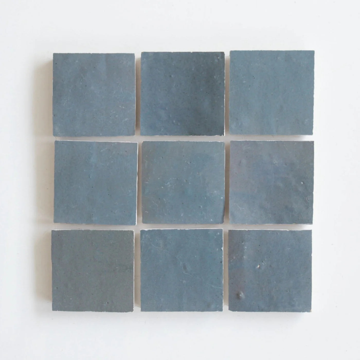 Tiles of Ezra Moroccan Zellige-ASH GREY-4x4 (Carton)