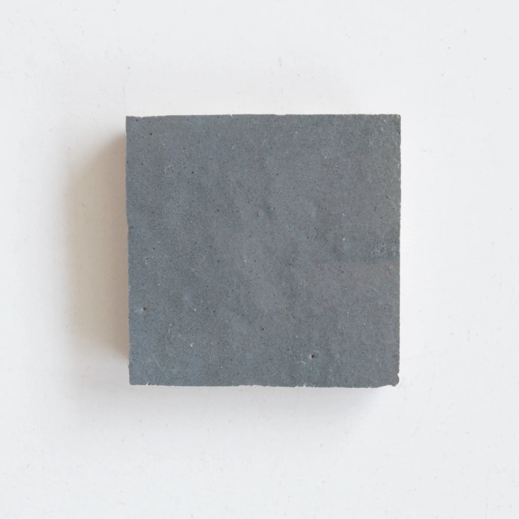 Tiles of Ezra Moroccan Zellige-ASH GREY-4x4 (Carton)