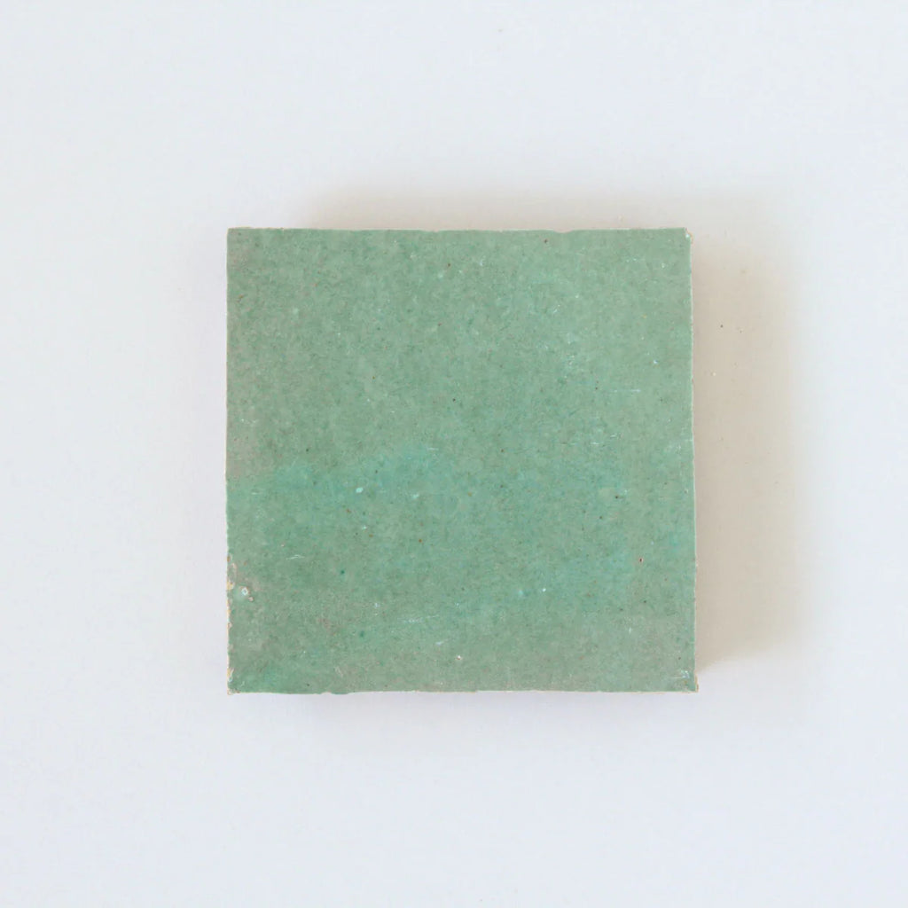 Tiles of Ezra Moroccan Zellige-AVOCADO-4x4 (Carton)