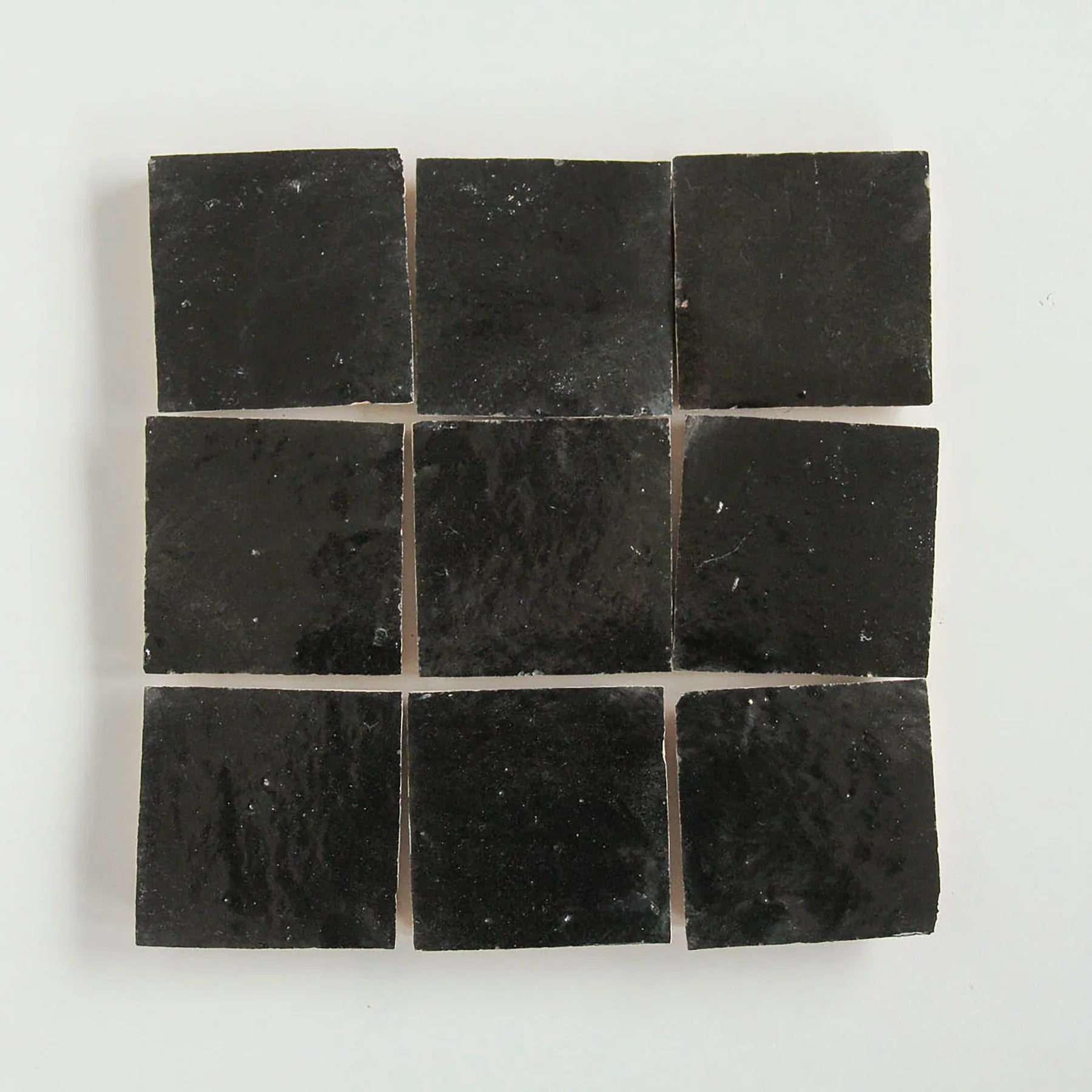 Tiles of Ezra Moroccan Zellige-BLACK-4x4 (Carton)