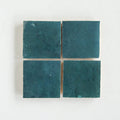 Tiles of Ezra Moroccan Zellige-BLUE GROTTO-4x4 (Carton)