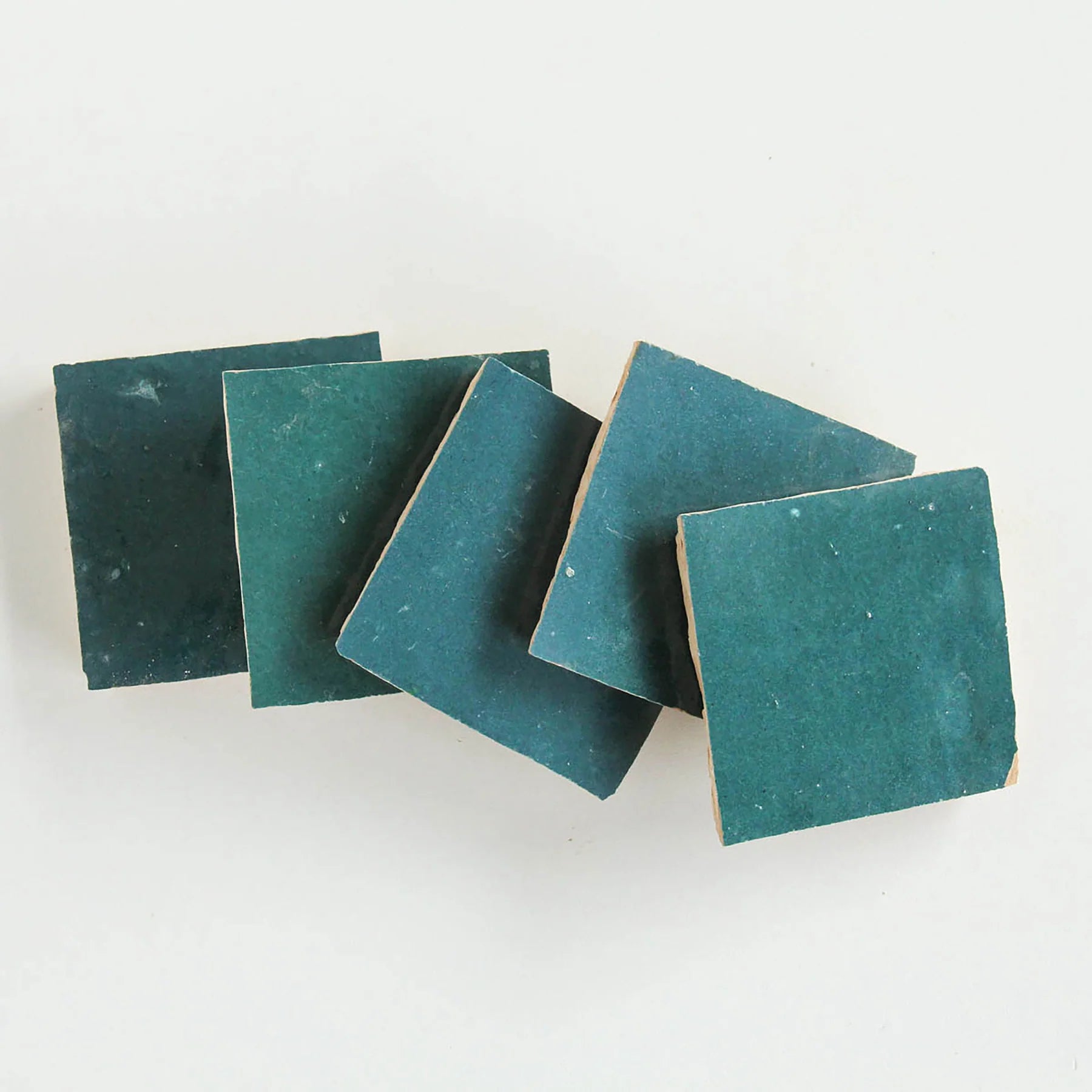Tiles of Ezra Moroccan Zellige-BLUE GROTTO-4x4 (Carton)