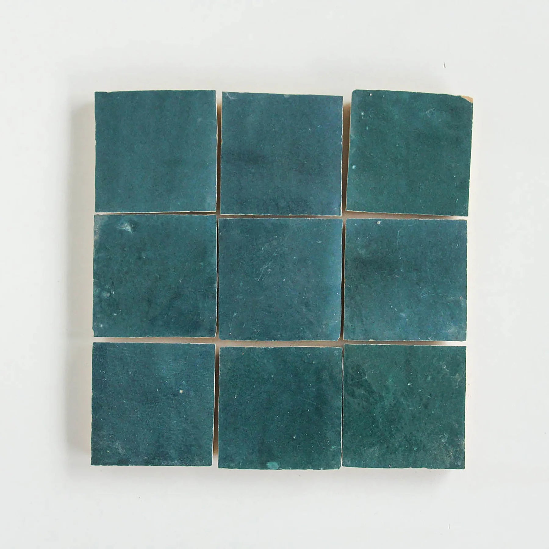Tiles of Ezra Moroccan Zellige-BLUE GROTTO-4x4 (Carton)