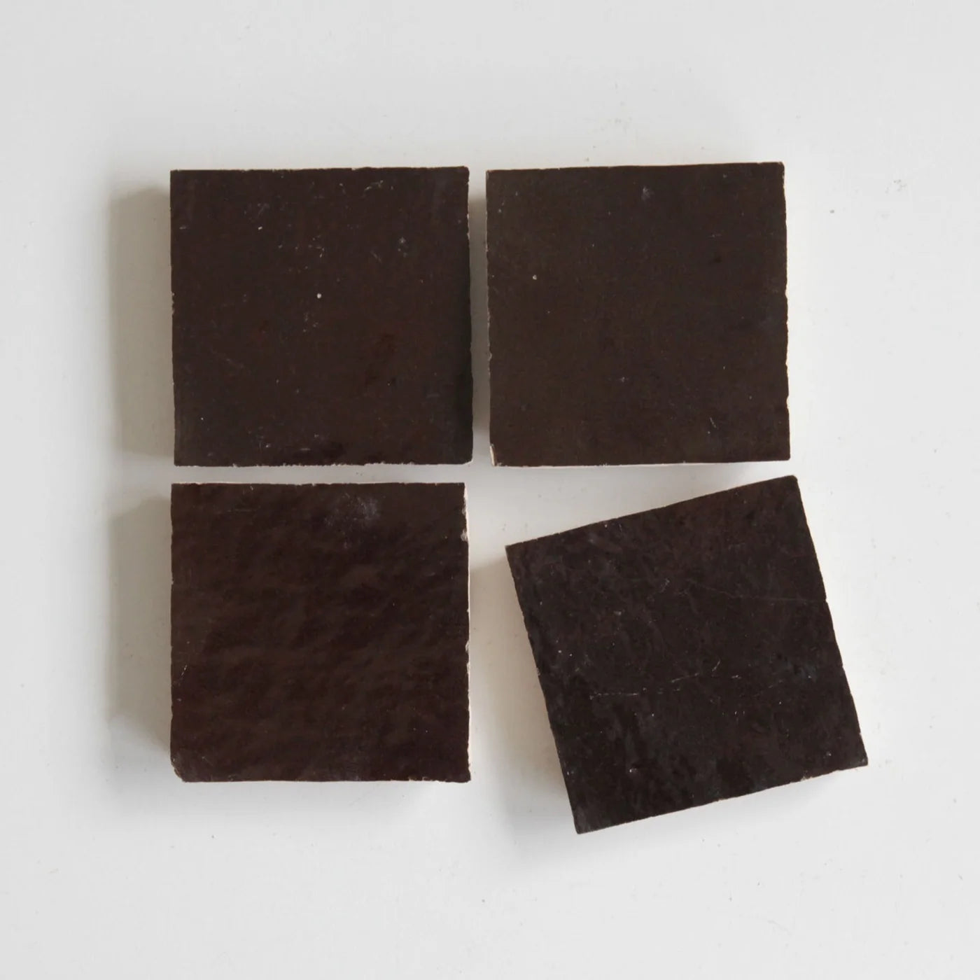 Tiles of Ezra Moroccan Zellige-CHOCOLATE-4x4 (Carton)