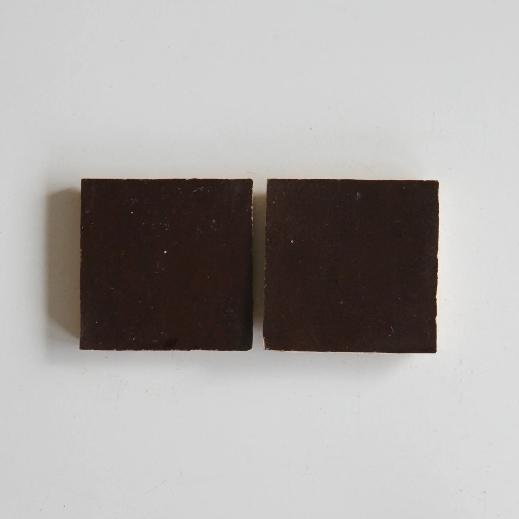 Tiles of Ezra Moroccan Zellige-CHOCOLATE-4x4 (Carton)