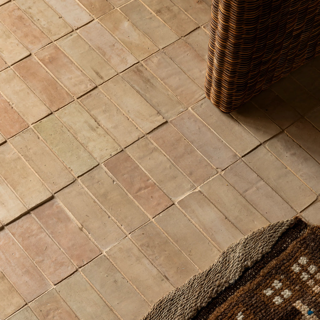 Tiles of Ezra Moroccan Zellige Thin Bejmat-CLAY-6x2 (Carton)