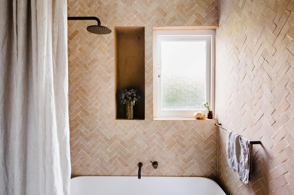 Tiles of Ezra Moroccan Zellige Thin Bejmat-CLAY-6x2 (Carton)