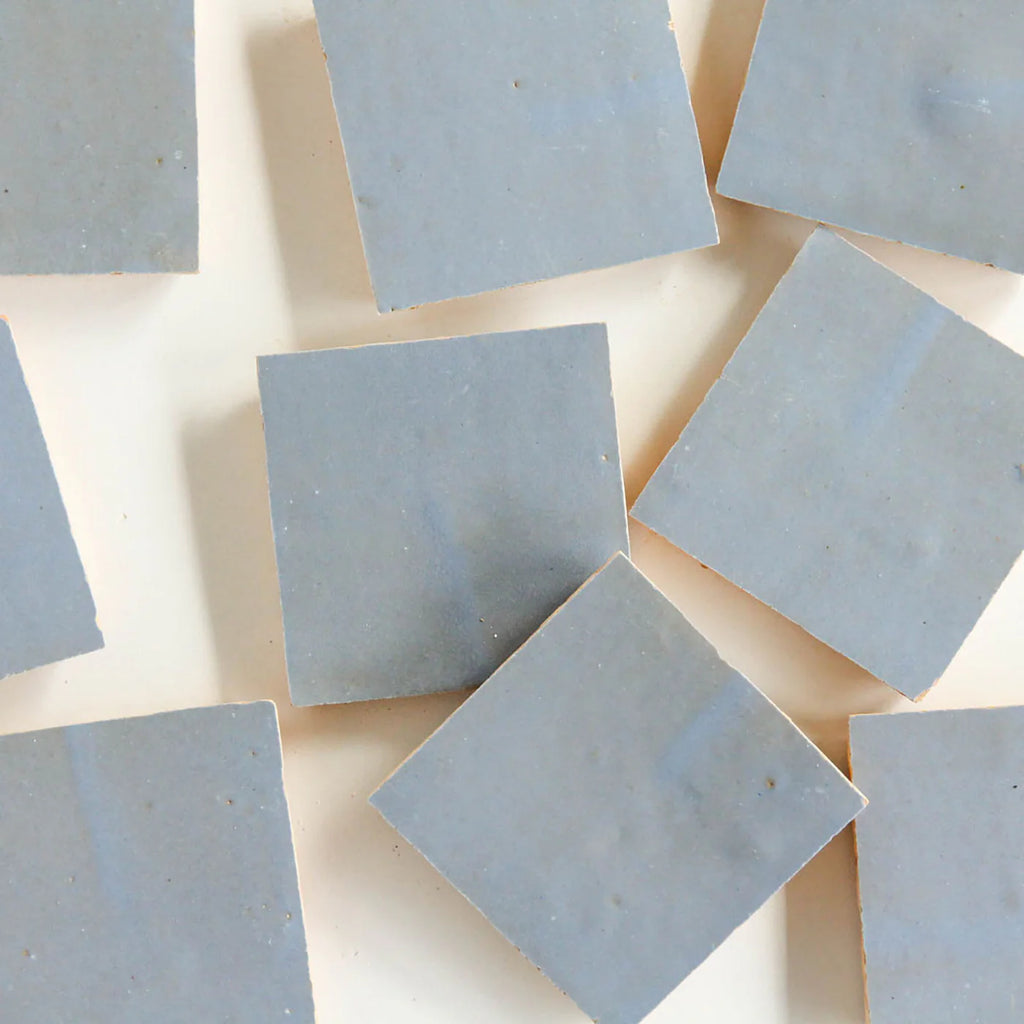 Tiles of Ezra Moroccan Zellige-CLEAR SKY-4x4 (Carton)