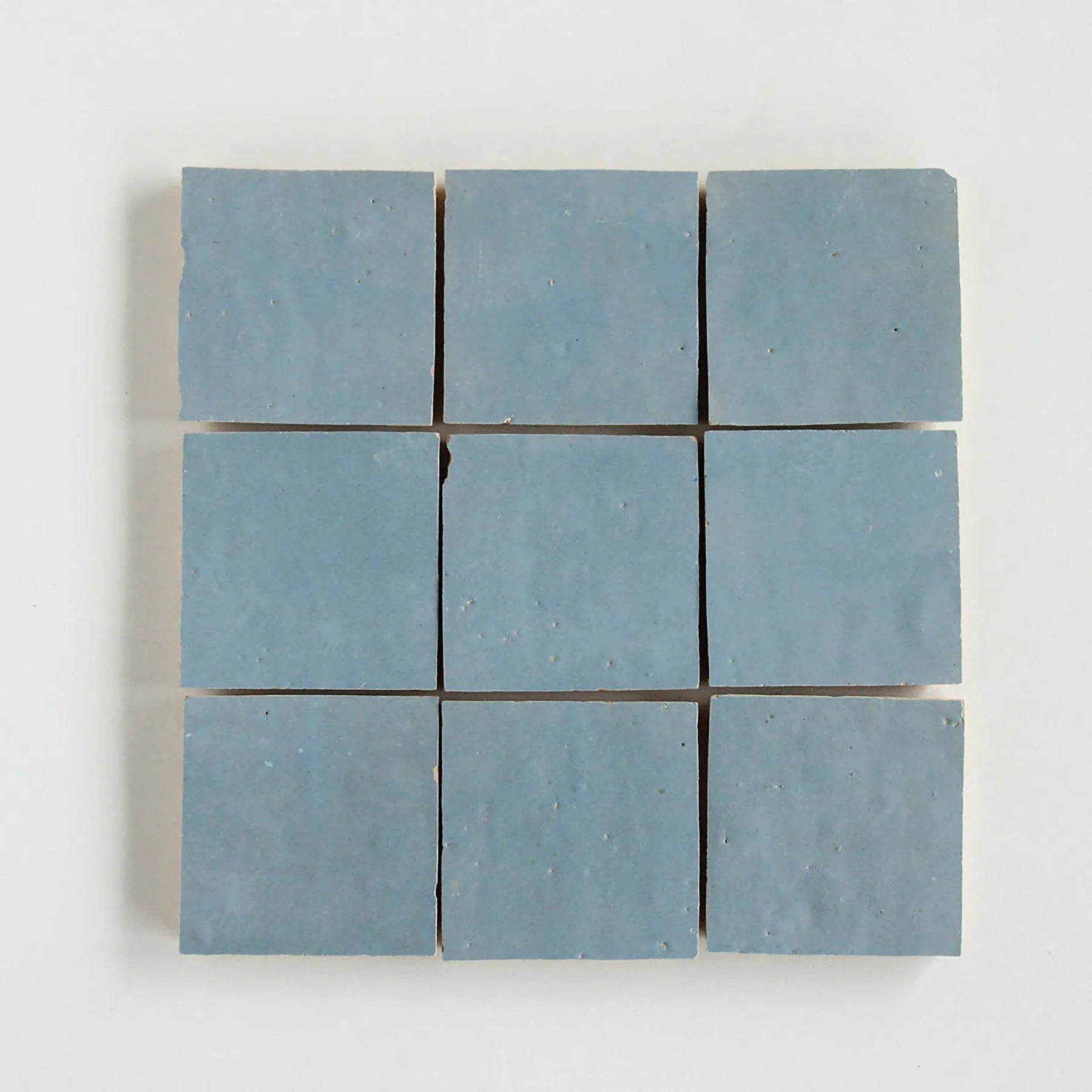 Tiles of Ezra Moroccan Zellige-CLEAR SKY-4x4 (Carton)