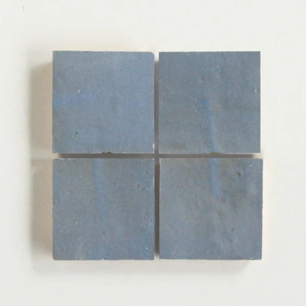 Tiles of Ezra Moroccan Zellige-CLEAR SKY-4x4 (Carton)
