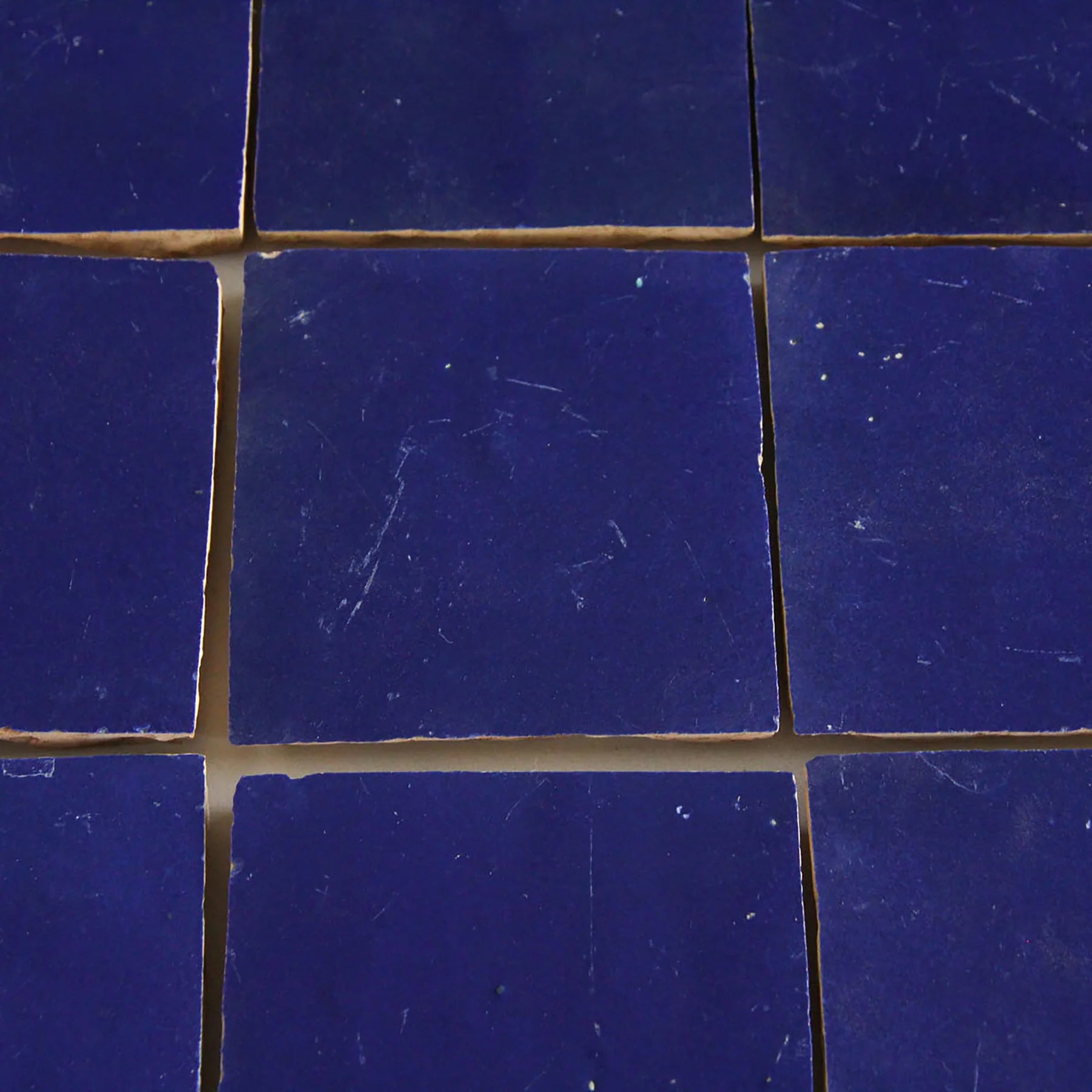 Tiles of Ezra Moroccan Zellige-COBALT-4x4 (Carton)