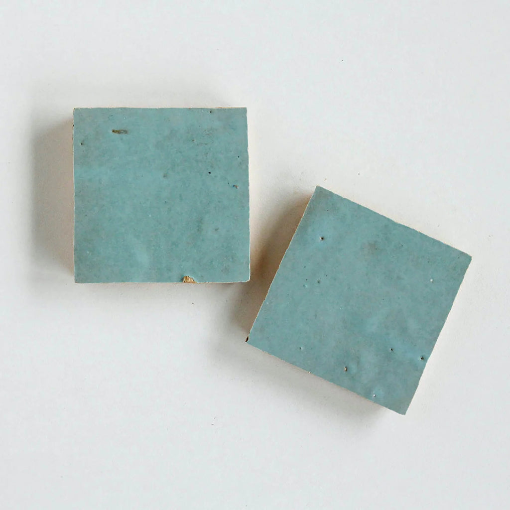 Tiles of Ezra Moroccan Zellige-COOL BREEZE-4x4 (Carton)