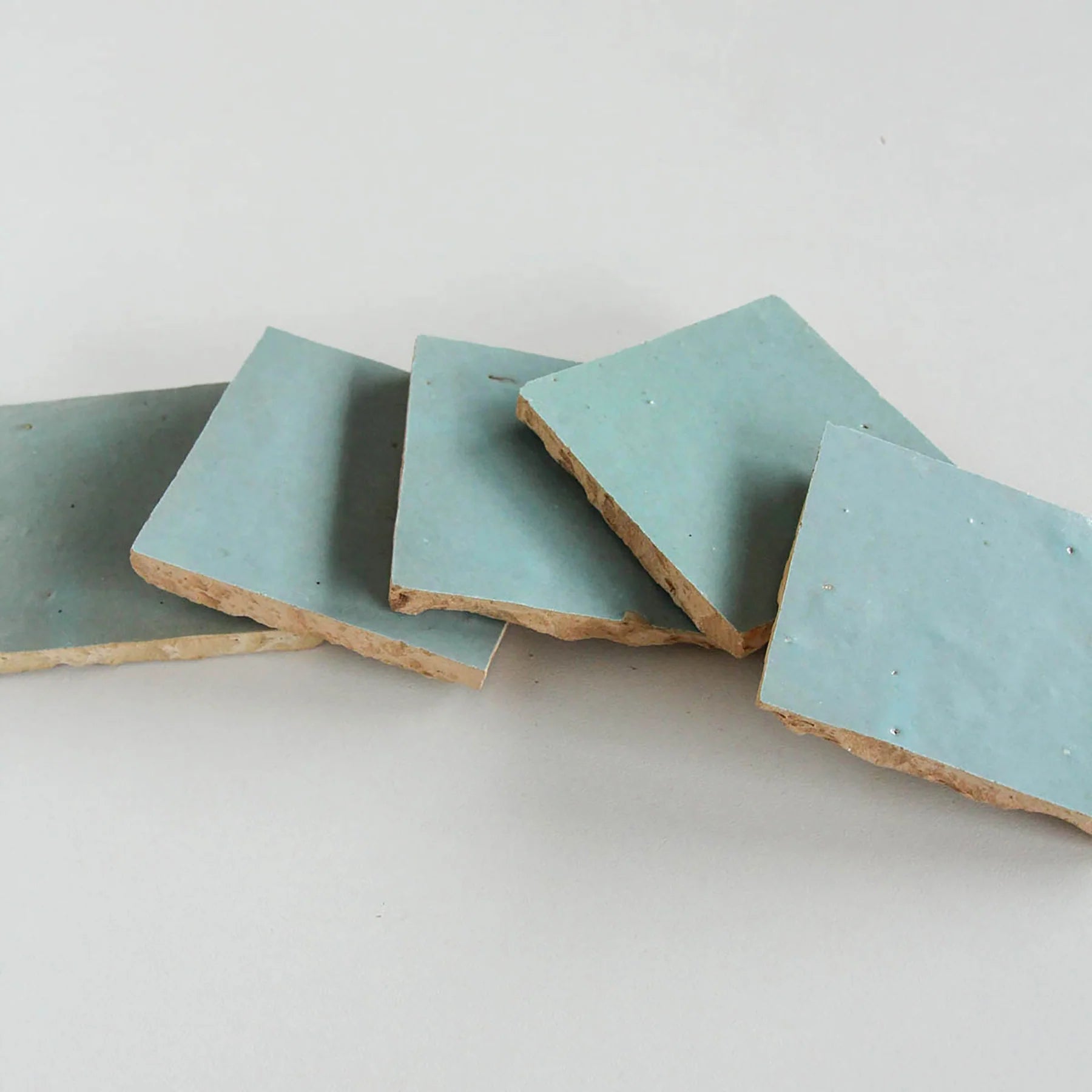 Tiles of Ezra Moroccan Zellige-COOL BREEZE-4x4 (Carton)