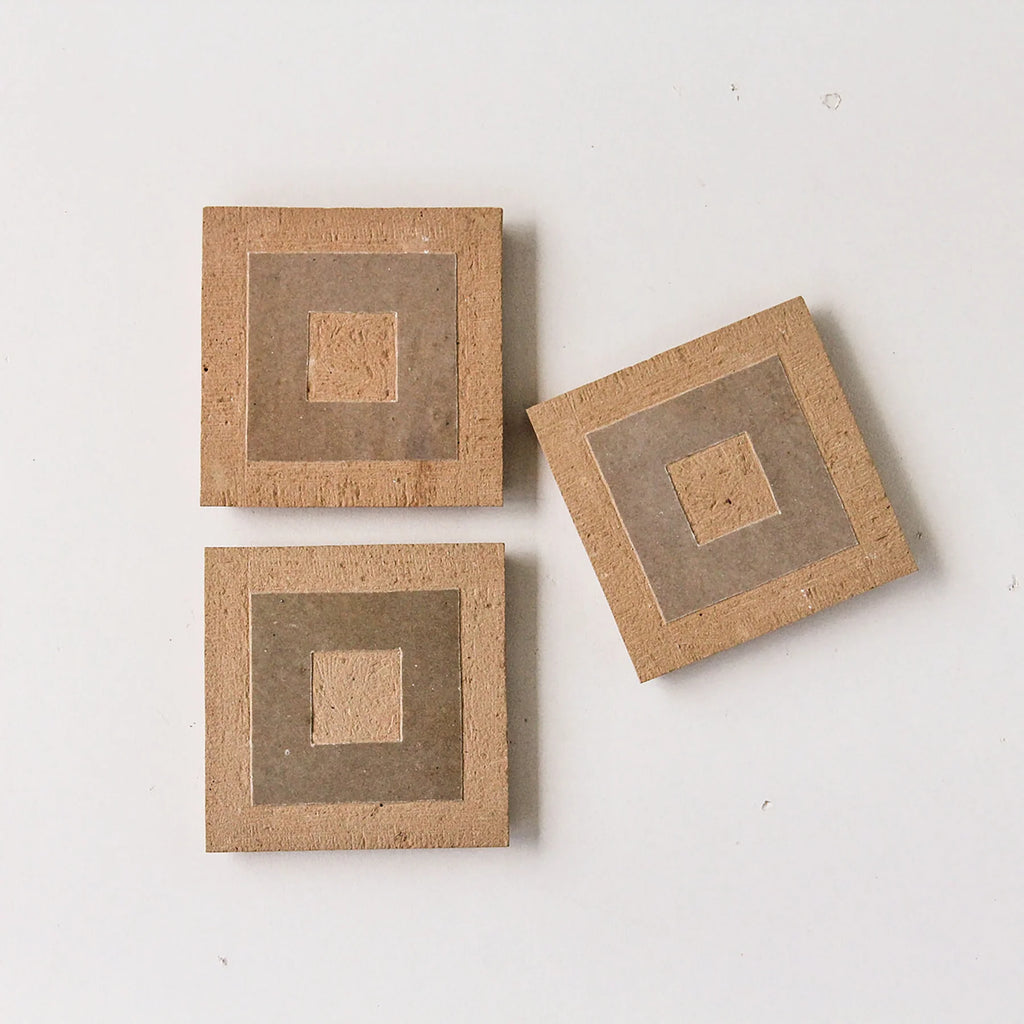 Tiles of Ezra Moroccan Zellige Mosaic-CUBO CLAY LATTE-4x4 (Carton)