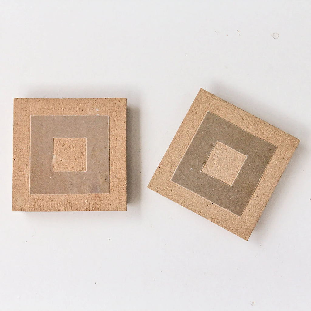 Tiles of Ezra Moroccan Zellige Mosaic-CUBO CLAY LATTE-4x4 (Carton)