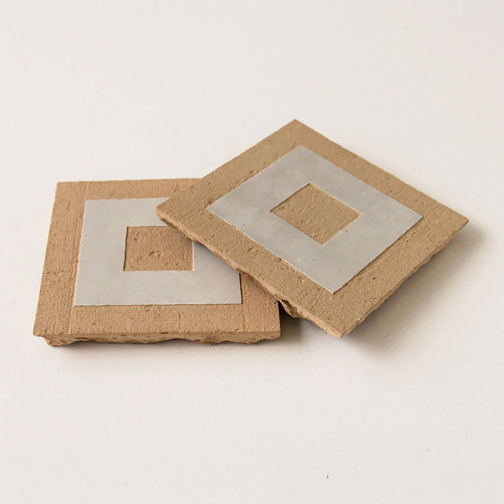 Tiles of Ezra Moroccan Zellige Mosaic-CUBO CLAY DUST-4x4 (Carton)