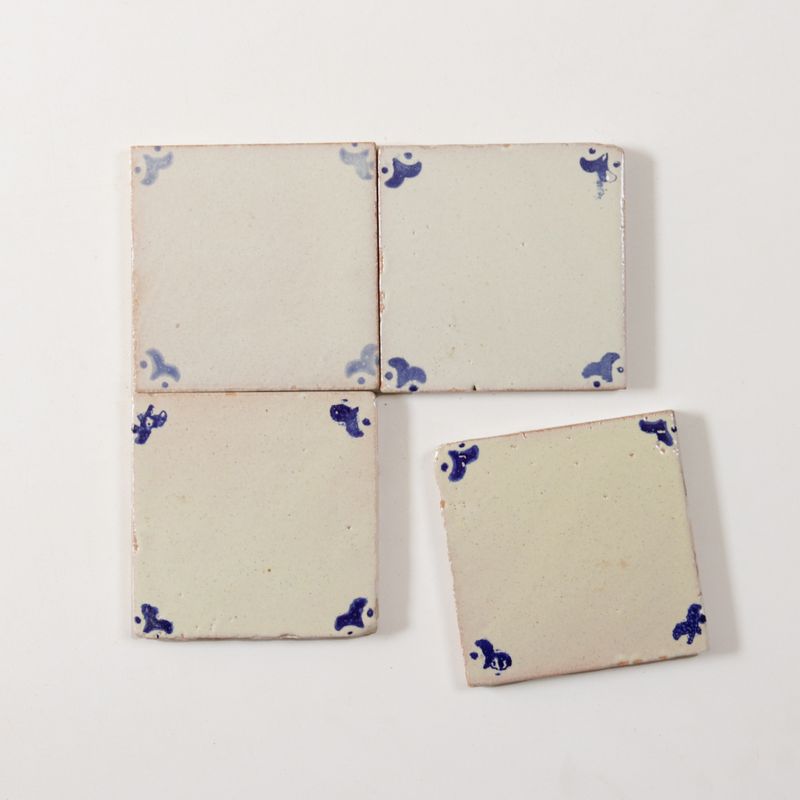 Tiles of Ezra - Amano - Dali Azul-4x4 (Carton)