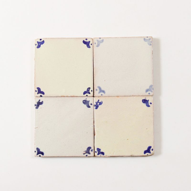 Tiles of Ezra - Amano - Dali Azul-4x4 (Carton)