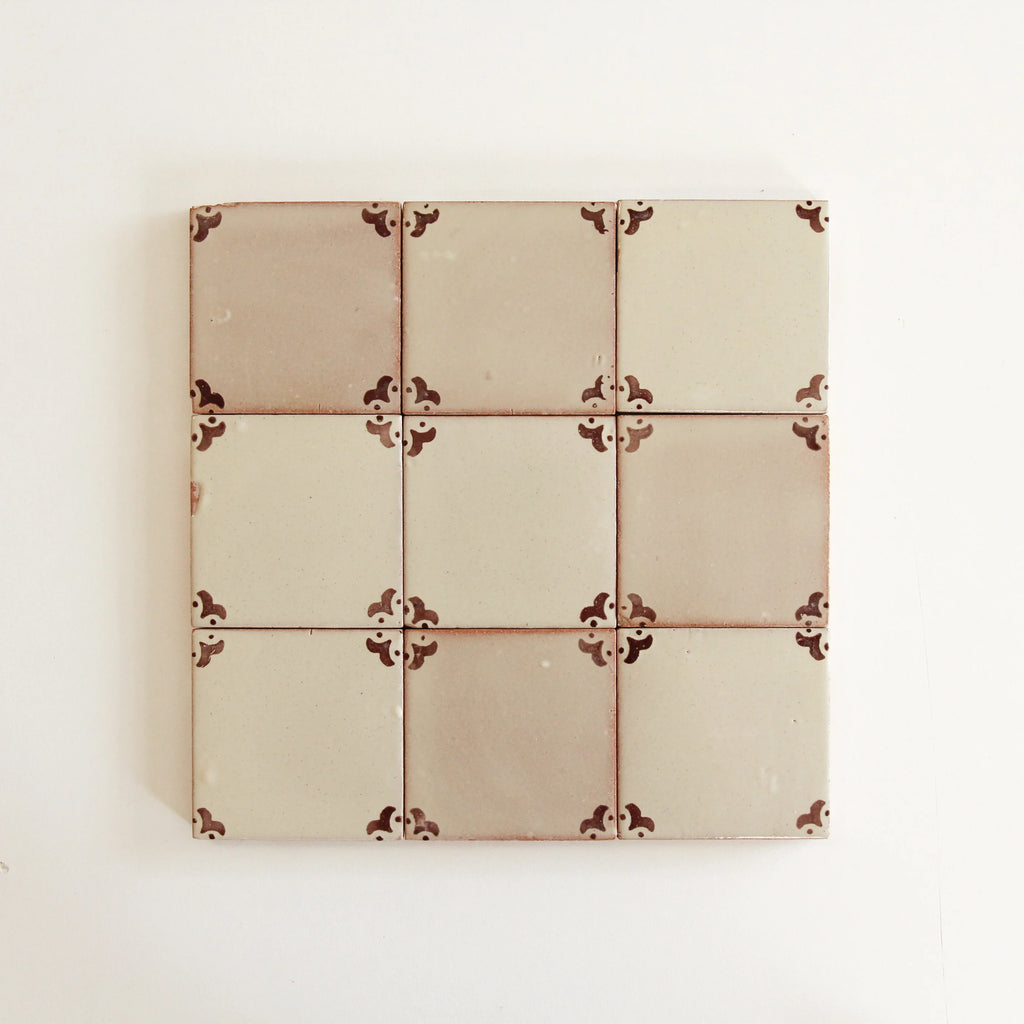 Tiles of Ezra - Amano - Dali Chocolate-4x4 (Carton)
