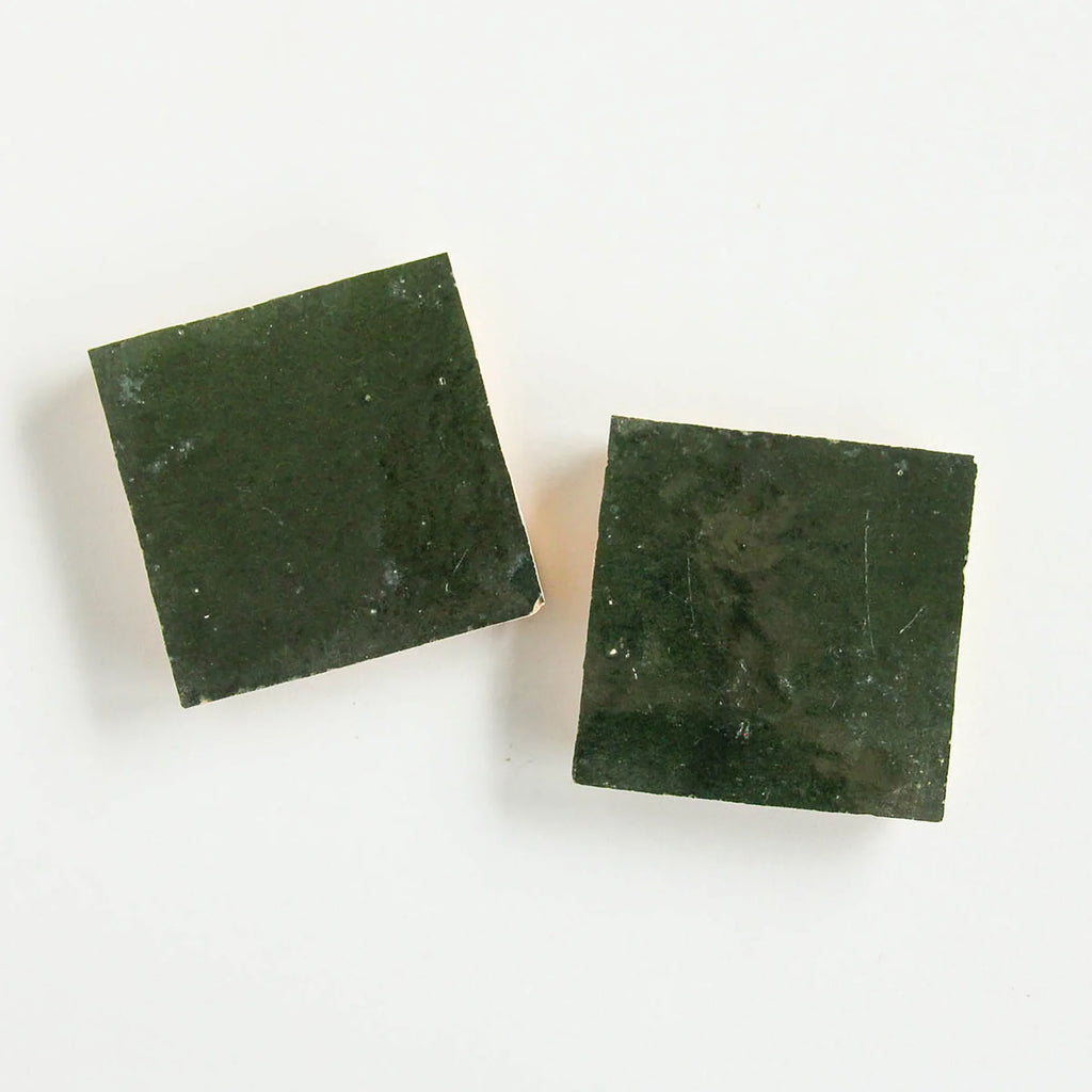 Tiles of Ezra Moroccan Zellige-DARK GREEN-4x4 (Carton)