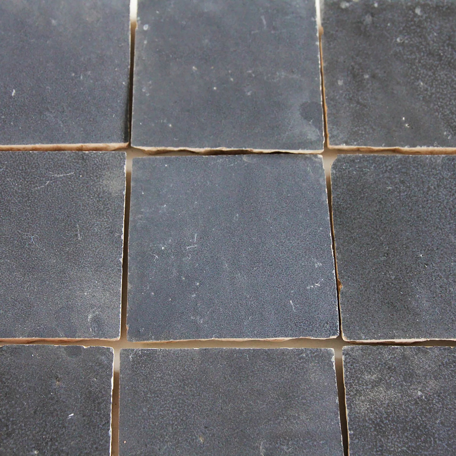 Tiles of Ezra Moroccan Zellige-DARK GREY-4x4 (Carton)