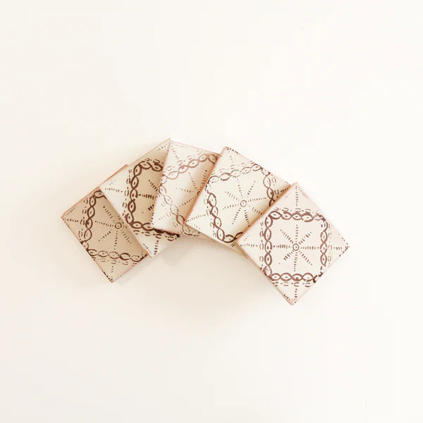 Tiles of Ezra - Amano - Rayo Chocolate-4x4 (Carton)
