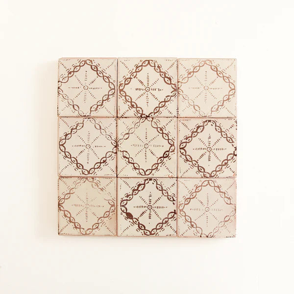 Tiles of Ezra - Amano - Rayo Chocolate-4x4 (Carton)