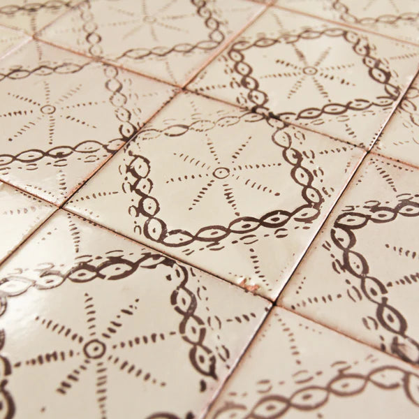 Tiles of Ezra - Amano - Rayo Chocolate-4x4 (Carton)