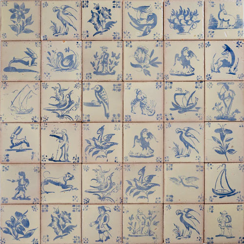 Tiles of Ezra - Amano - Antiguo Azul-4x4