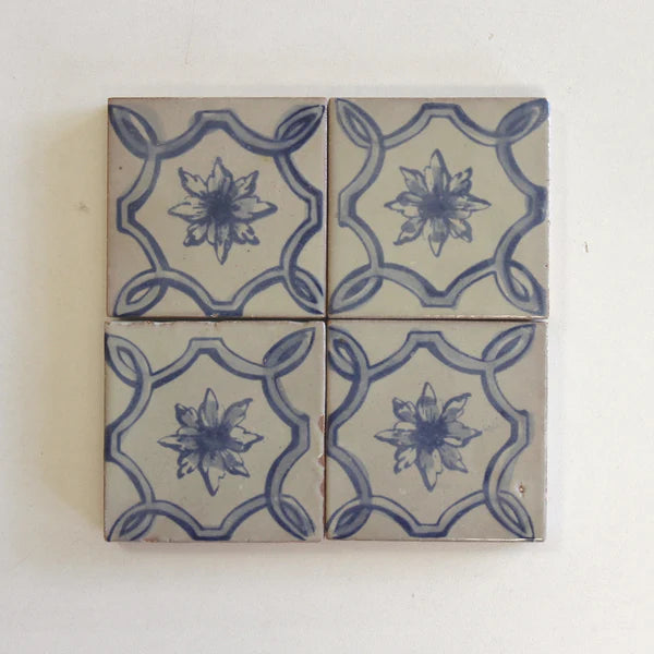 Tiles of Ezra - Amano - Fado Cascais Blend Azul-4x4 (Carton)