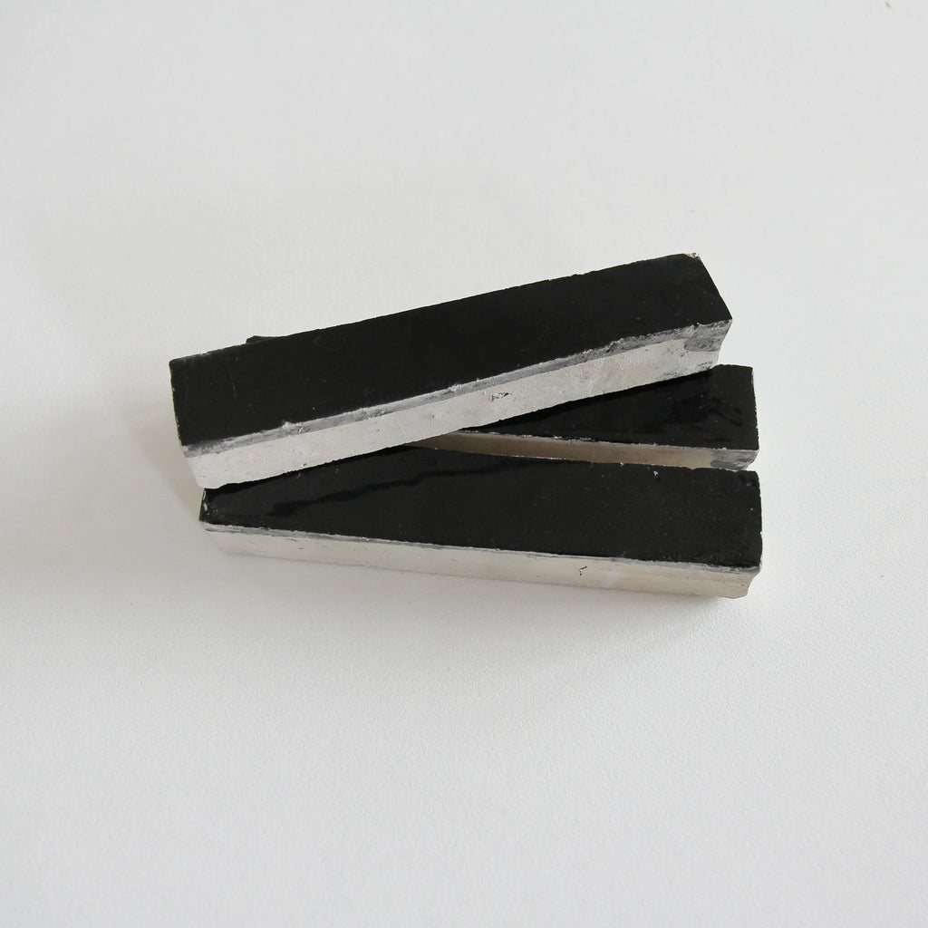 Tiles of Ezra Moroccan Zellige Skinny Bejmat-BLACK-6x1 (Carton)