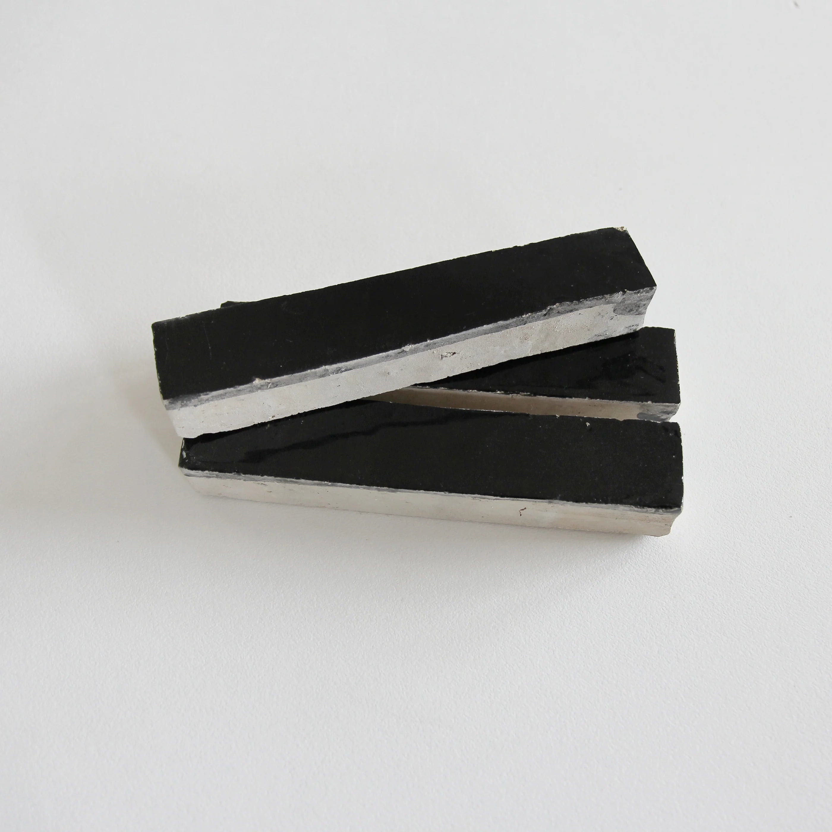 Tiles of Ezra Moroccan Zellige Skinny Bejmat-BLACK-6x1 (Carton)