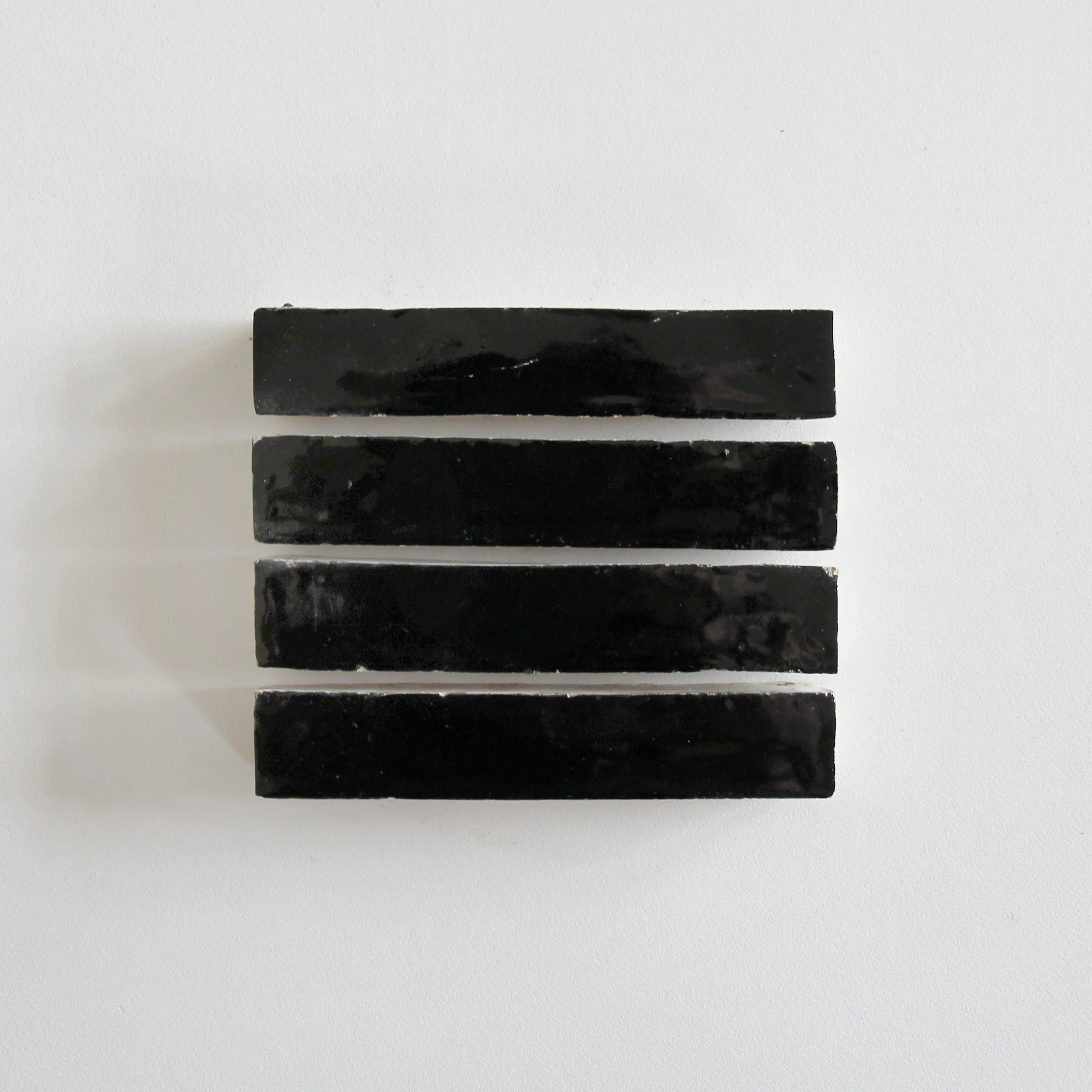 Tiles of Ezra Moroccan Zellige Skinny Bejmat-BLACK-6x1 (Carton)