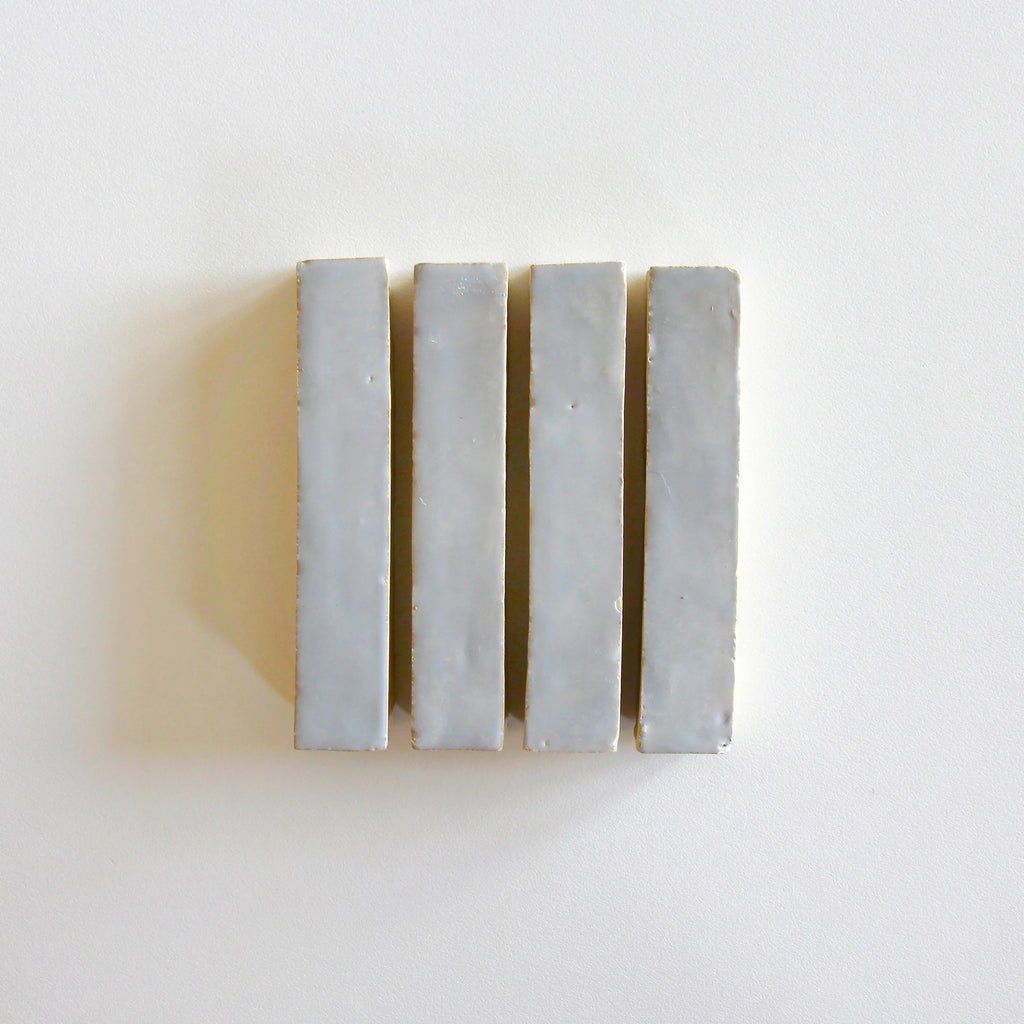 Tiles of Ezra Moroccan Zellige Skinny Bejmat-DUCK EGG BLUE-6x1 (Carton)