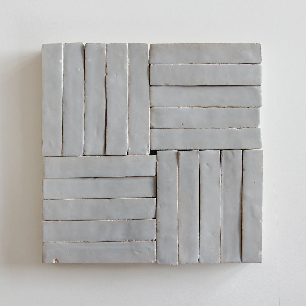 Tiles of Ezra Moroccan Zellige Skinny Bejmat-DUCK EGG BLUE-6x1 (Carton)