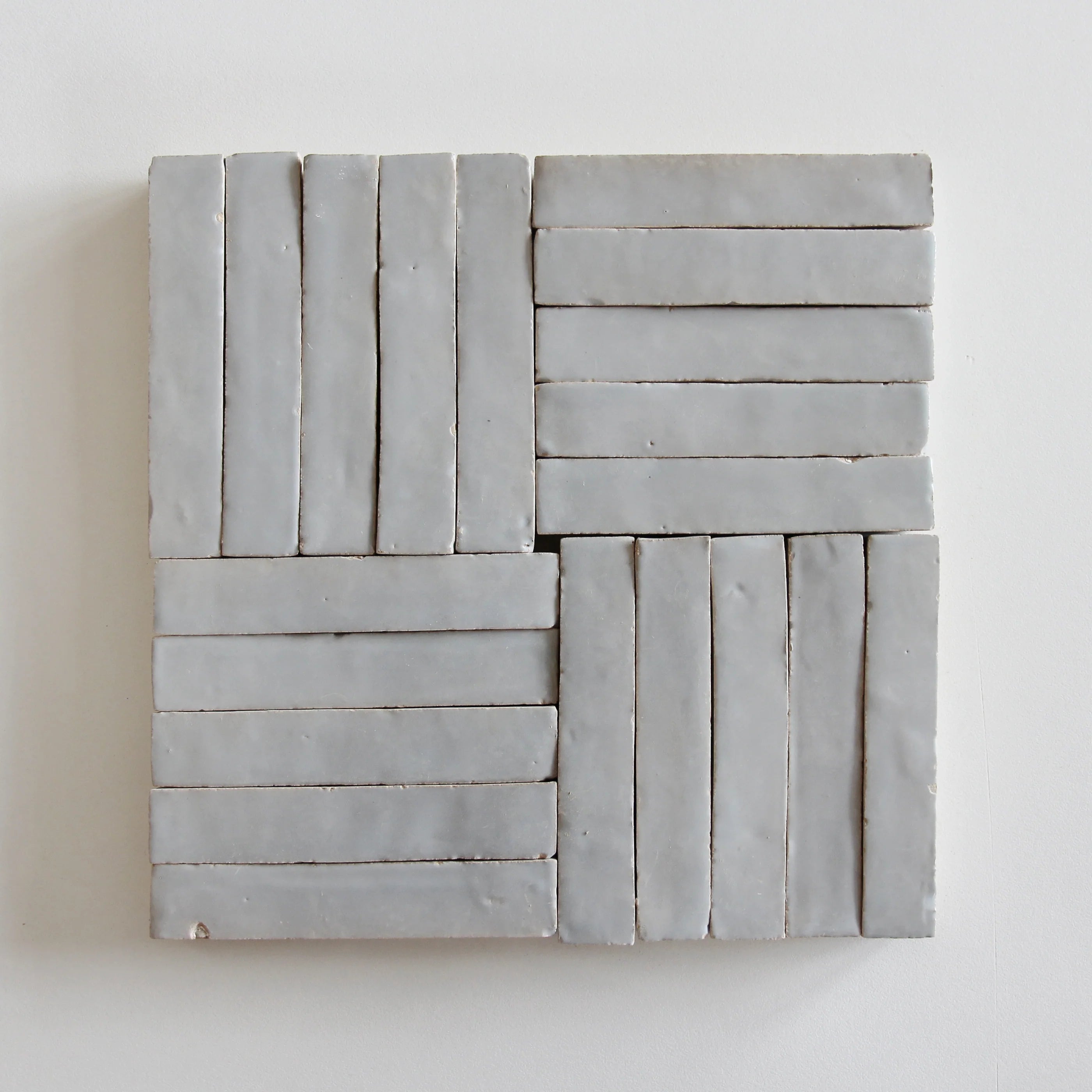 Tiles of Ezra Moroccan Zellige Skinny Bejmat-DUCK EGG BLUE-6x1 (Carton)
